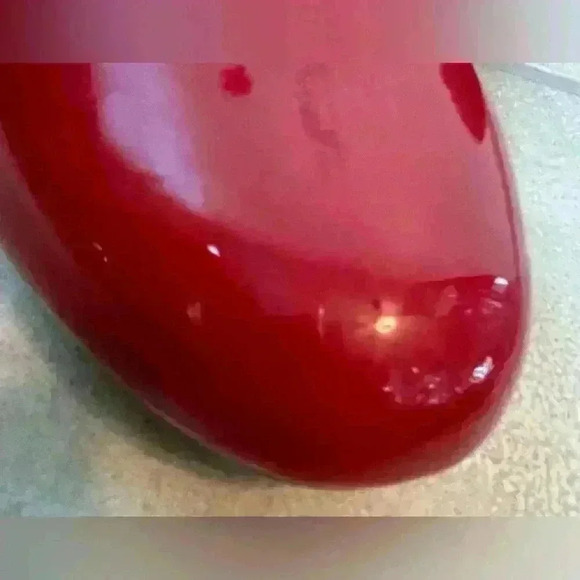 Vintage Daily Shoes Kelly Lip Stick Red, Mary Jane style 6 inch pumps; size 10 - Picture 7 of 7